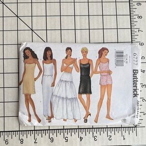 Butterick 6777 Sewing Pattern – Size 12 14 16 – Camisole, Slip, Petticoat